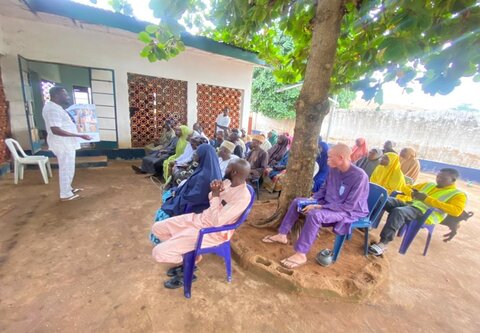 Community drug distributors are trained on various NTDs to prepare for the integrated campaign in Niger State.  